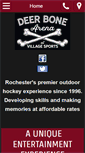 Mobile Screenshot of deerbonearena.com